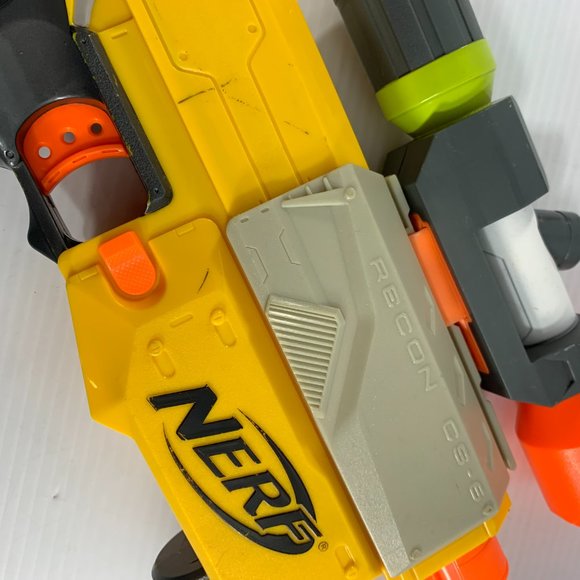 Nerf N-Strike Recon CS-6 Main Body with Scope Yellow Gray Orange Soft Dart Gun - Picture 5 of 7